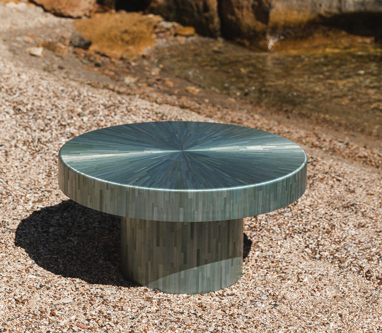 A professional photograph of the Seahorse Coffee Table by Katerina Bulgakova.
