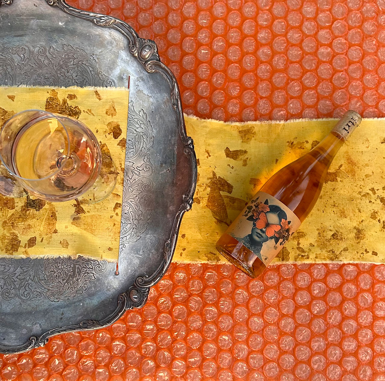 A conceptual collage featuring branding for PLUCK Miami and Taste:Work:Shop.