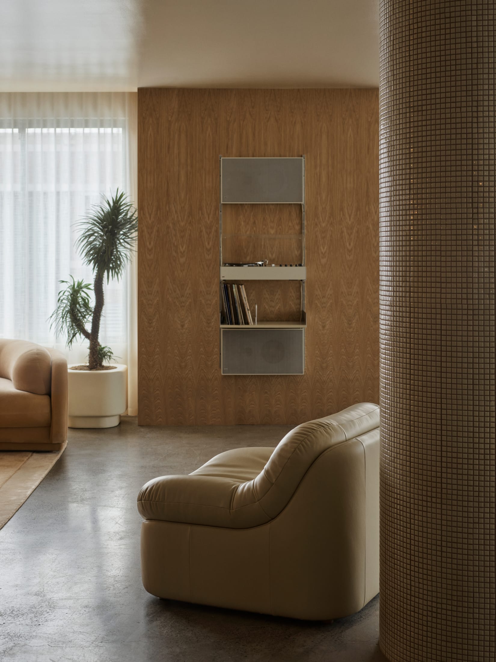 Detail shot of furniture and lighting fixtures from local Australian collaborators.
