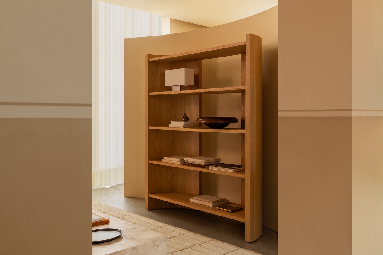 Colin King Crescent Shelving: A Sculptural Storage Debut for Audo